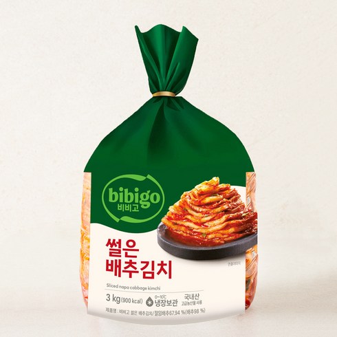 비비고김치 - 비비고 썰은 배추김치, 3kg, 1개