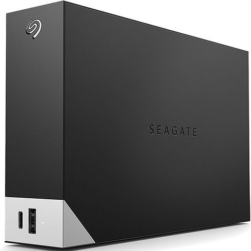 씨게이트 원 터치 허브 외장하드 STLC18000400, 18TB, 블랙