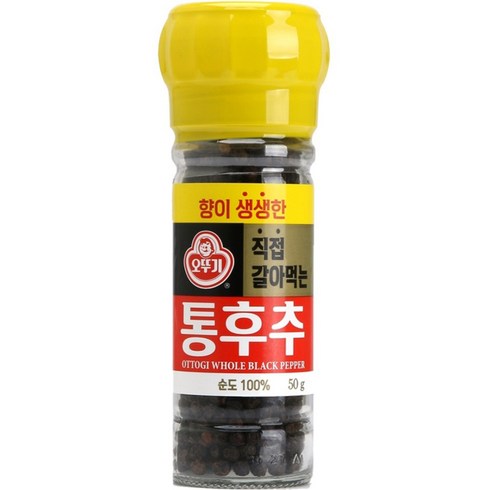 오뚜기 향이생생한 직접갈아먹는 통후추, 50g, 1개