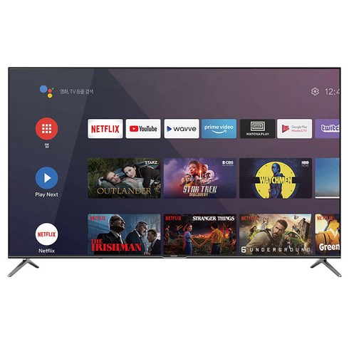 프리즘 4K UHD LED TV, 166cm(65인치), A65 google android BT50 5G, 스탠드형, 방문설치