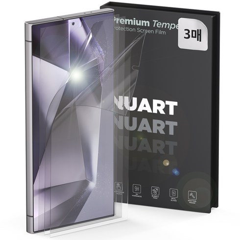 누아트 프리미엄 TPU EPU 코팅 액정보호필름 3p 세트, 1세트
