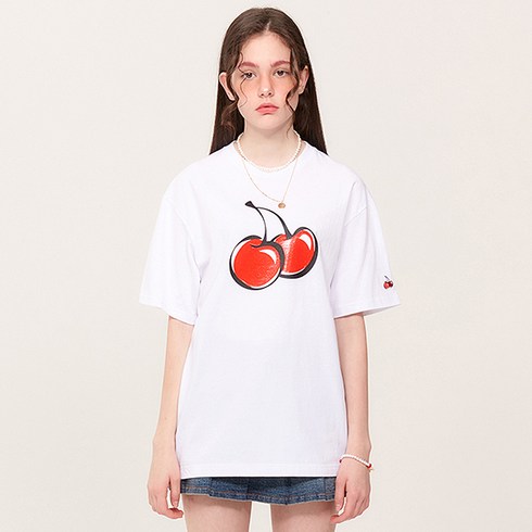 키르시 여성용 BIG CHERRY JELLY T-SHIRT KS
