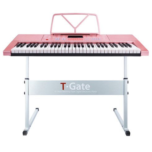 2023년 가성비 최고 전자피아노 - 토이게이트 교습용 디지털 피아노 슬림형, TYPE A, 핑크