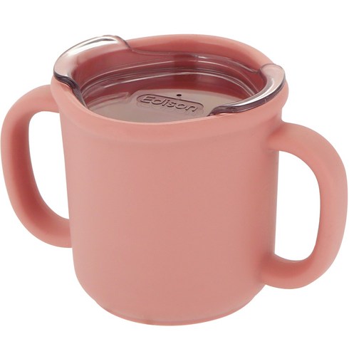 에디슨컵 - 에디슨 프리미엄 실리콘 트레이닝 컵 200ml, 핑크, 1개