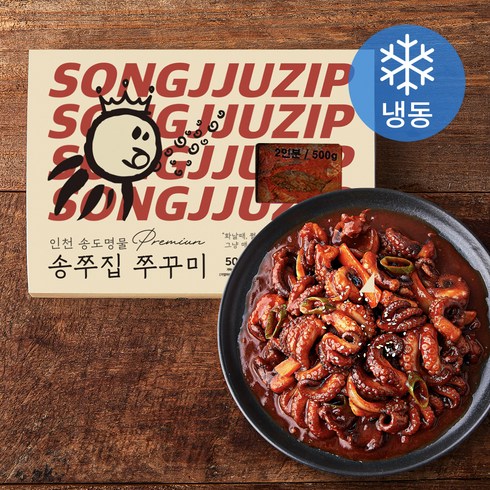 부드러운 왕 주꾸미 80gX13팩 - 송쭈집 쭈꾸미 (냉동), 500g, 1개