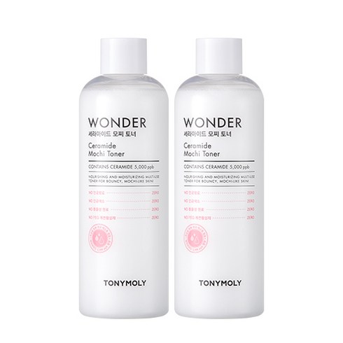 토니모리 원더 세라마이드 모찌 토너, 500ml, 2개