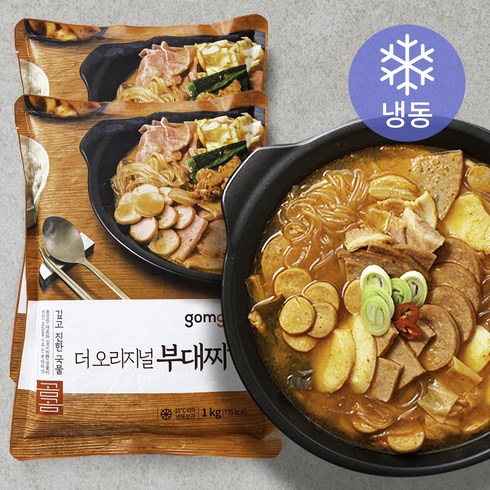 홈플러스부대찌개 - 곰곰 더 오리지널 부대찌개, 1kg, 2개