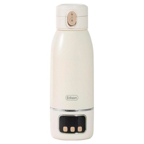 에디슨 원터치 가열 분유 보온병, 아이보리, 500ml, 1개