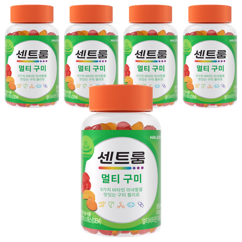 센트룸 멀티 구미 비타민, 80정, 160g, 5개