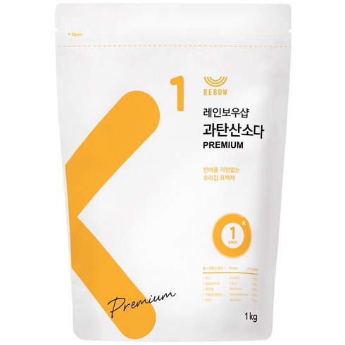 레인보우샵 과탄산소다 프리미엄, 1kg, 1개