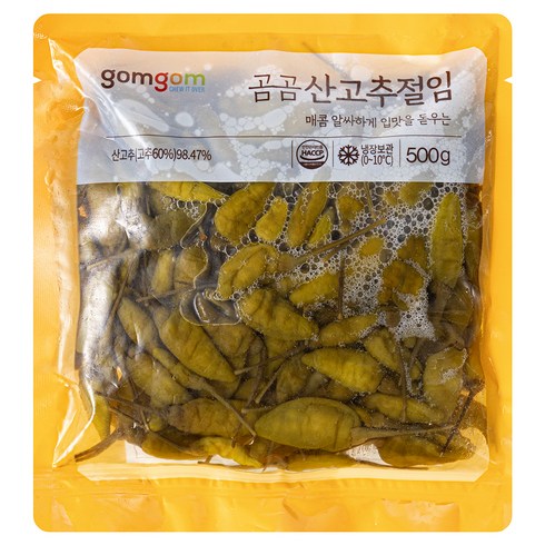 고추피클 - 곰곰 산고추절임, 500g, 1개