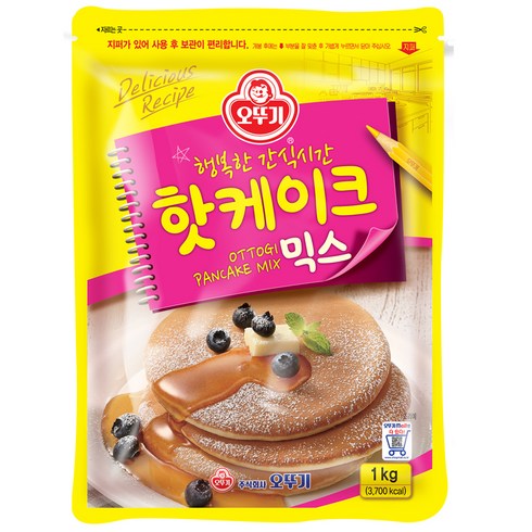 오뚜기 핫케이크믹스, 1kg, 1개