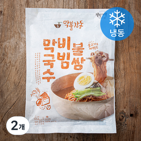 백반기행 막불감동 불쌈 비빔 막국수 2인분 (냉동), 670g, 2개