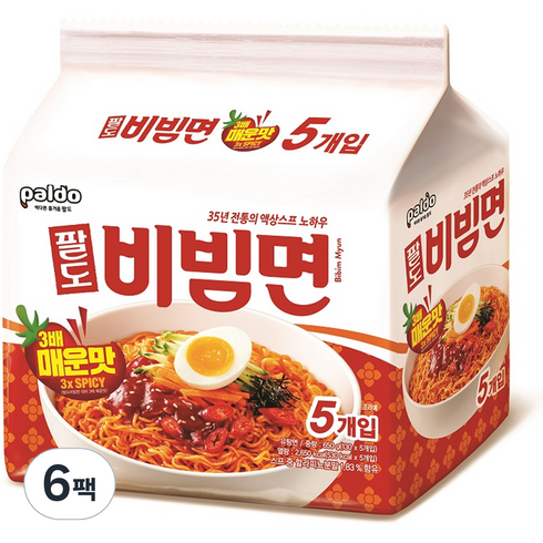 팔도 비빔면 매운맛, 30개