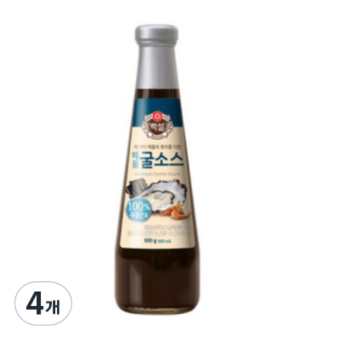 백설 해물 굴소스, 500g, 4개