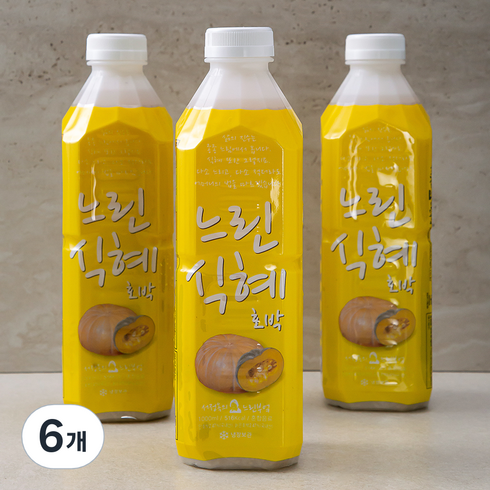 느린부엌 느린식혜호박, 1000ml, 6개