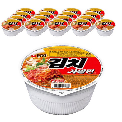 김치사발면 - 김치사발면 86g, 18개