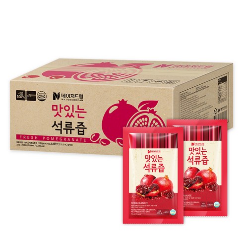 네이처드림 맛있는 석류즙 100p, 70ml, 100개