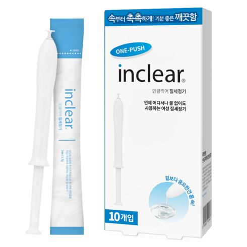  여성청결제 인팀워시 폼 250ml x 4개  50ml 1개 - 인클리어 의료기기 질세정기, 17g, 1개