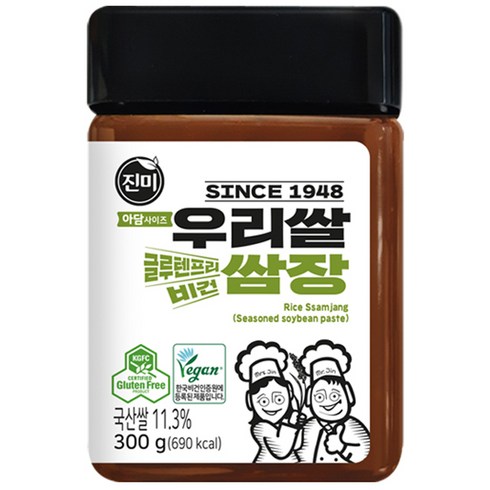 진미 글루텐프리 우리쌀 쌈장, 300g, 1개