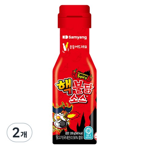 핵불닭소스 - 삼양 핵불닭소스, 200g, 2개