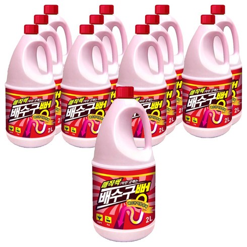 아토세이프 매직싹 배수구뻥, 2L, 12개