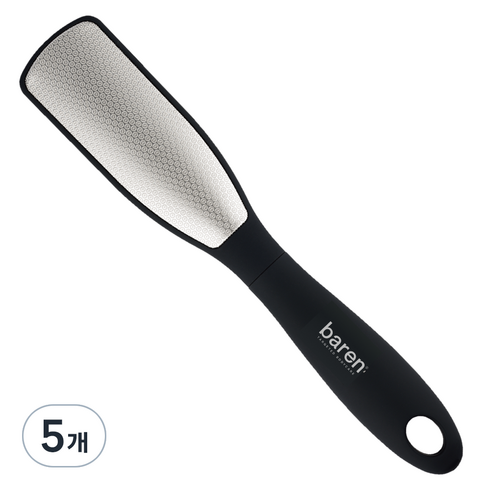 바렌 양면 스테인레스 발각질제거기, 1개입, 5개