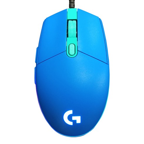 [쿠팡수입] 로지텍 G102 2세대 LIGHTSYNC 게이밍 유선마우스, MU0054, 블루