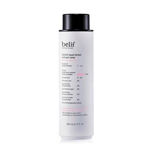 빌리프 위치헤이즐 허벌 익스트랙트 토너, 200ml, 1개