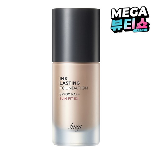 더페이스샵 잉크래스팅 파운데이션 슬림핏 30ml, V103 화사한 크림 베이지, 1개