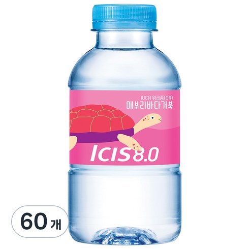 아이시스 8.0 생수, 200ml, 60개