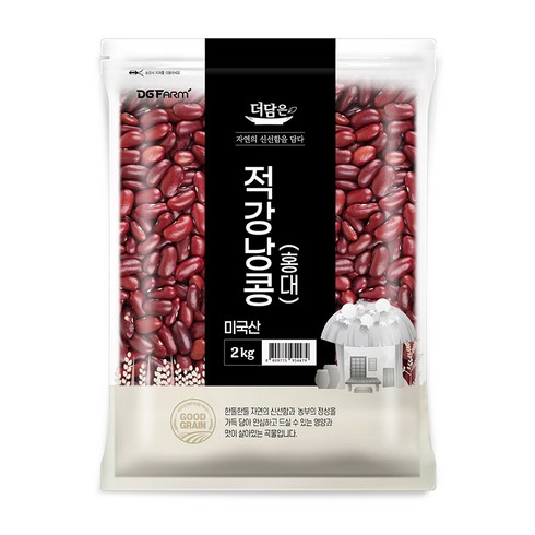 강낭콩 - 더담은 적강낭콩 홍대, 2kg, 1개