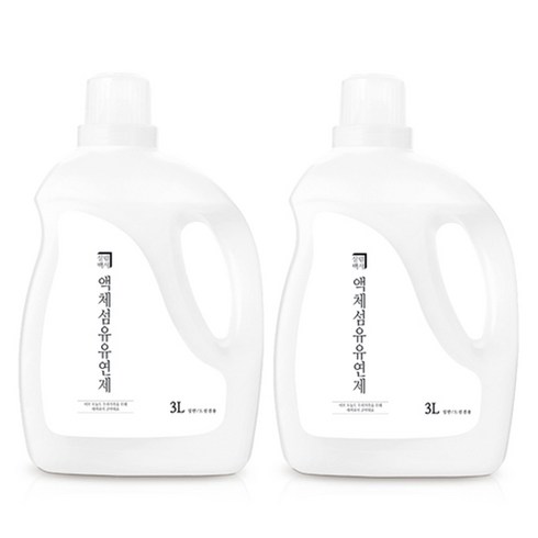 살림백서 섬유유연제 본품, 3L, 2개