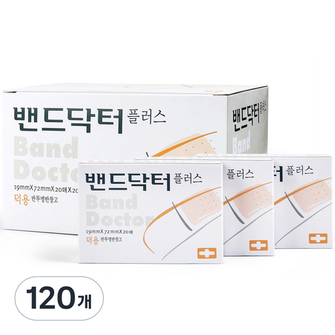 밴드닥터 플러스 밴드 덕용 20p, 120개