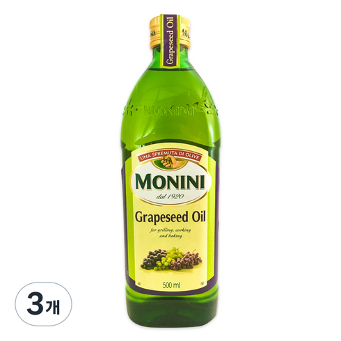 모니니 포도씨유, 500ml, 3개