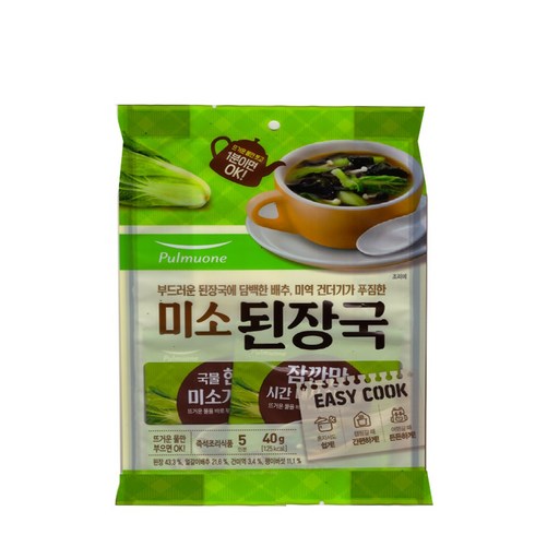 풀무원 미소된장국, 40g, 1개