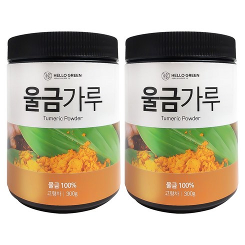 울금 - 헬로우그린 울금가루, 2개, 300g