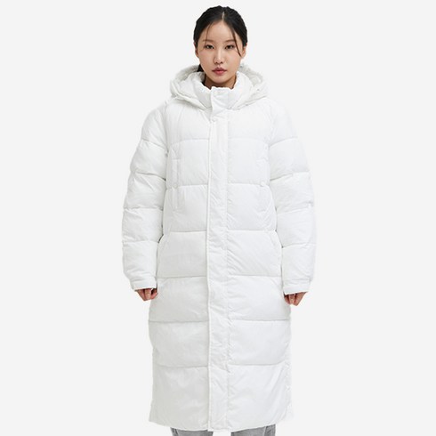 2023년 가성비 최고 화이트롱패딩 - 케이스위스 시그니처 벤치 롱 패딩 4220GJ401