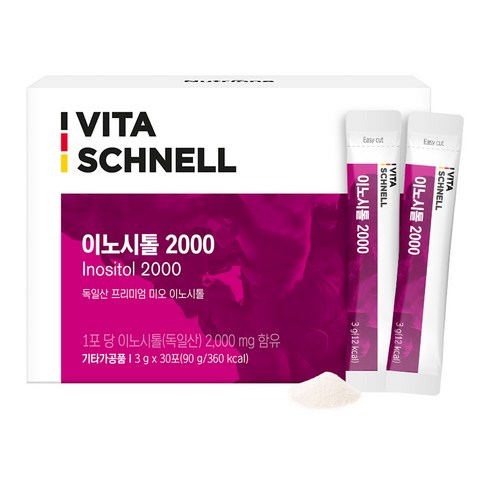 2023년 가성비 최고 락티브 이노시톨 - 뉴트리원 비타슈넬 프리미엄 이노시톨 2000, 1개, 90g