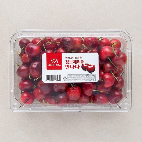 레이니어체리 - 만나다 미국산 점보 체리, 1kg, 1개