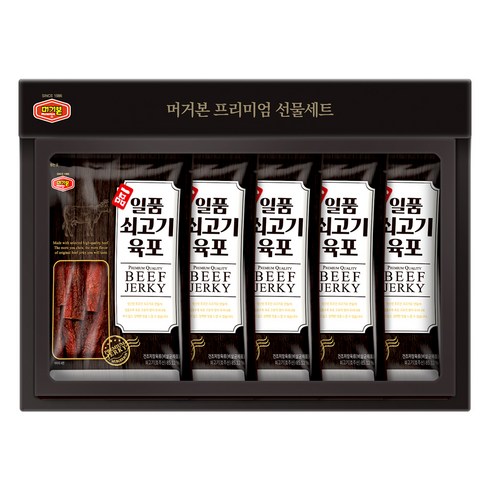 2023년 가성비 최고 머거본일품육포 - 머거본 일품 쇠고기육포, 375g, 1세트