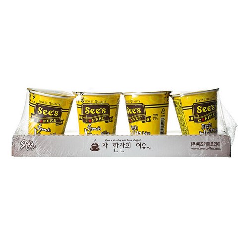 씨즈커피 프렌치 바닐라 카푸치노 원컵 소, 18g, 4개입, 1개