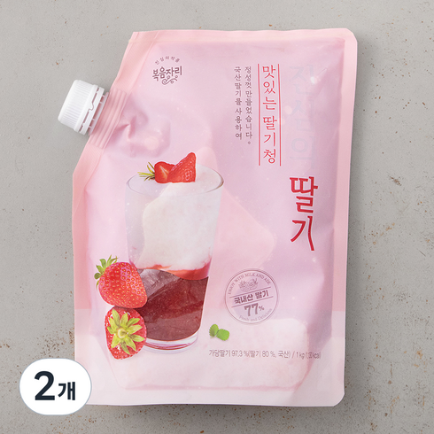 복음자리 진심의 딸기, 1kg, 2개