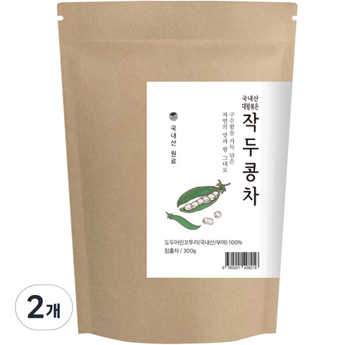 자연지애 국내산 대왕 볶은 작두콩차, 300g, 1개입, 2개