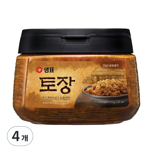 샘표 토장, 1.9kg, 4개