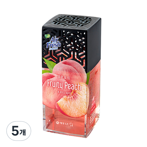 에어후레쉬 젤로포트 방향제, 120g, 5개, 과일/트로피칼향