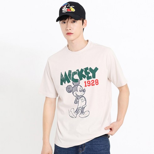 홀하우스 1928 미키 반팔 티셔츠 HM2TSU103