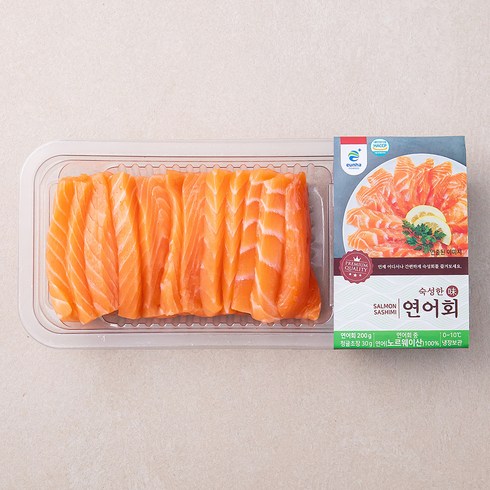 프리미엄 연어회 250g x 4팩  - 은하수산 노르웨이 숙성한 연어회, 200g, 1개