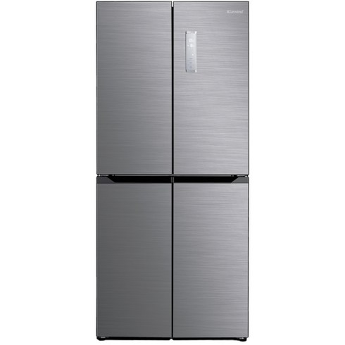 2023년 가성비 최고 양문형냉장고 - 캐리어 클라윈드 피트인 4도어 냉장고 방문설치, 메탈실버, KRNF427SPH1