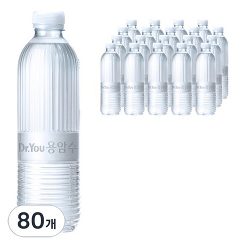 제주용암수 무라벨 생수, 530ml, 80개